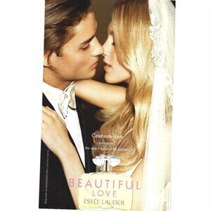 Fragrance for Women Beautiful Love Estee Lauder Perfume ADVERT 2000s Print Ad